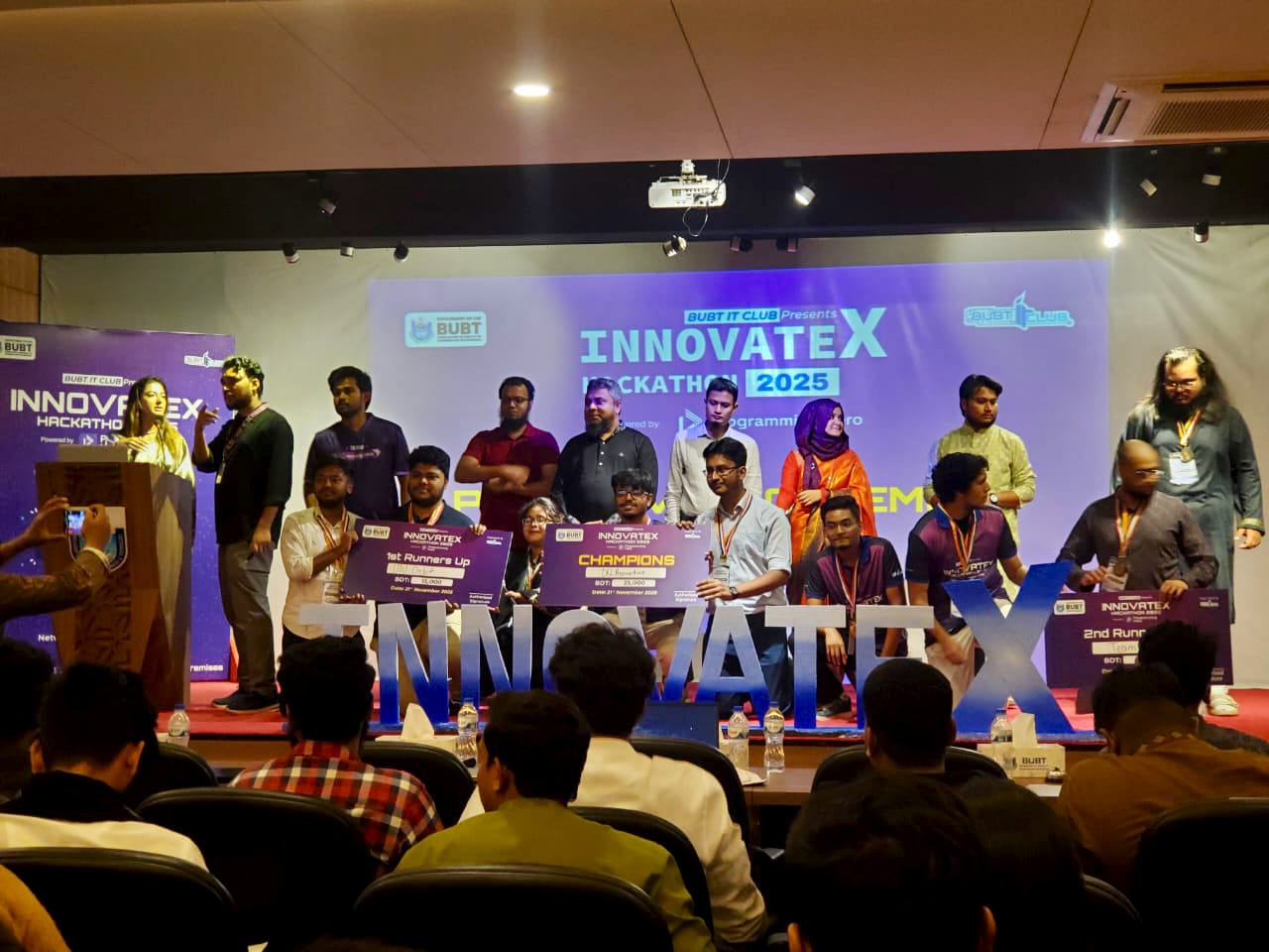 Md Sifat Bin Jibon - Blockchain Developer in Bangladesh - InnovateX Hackathon Achievement Certificate